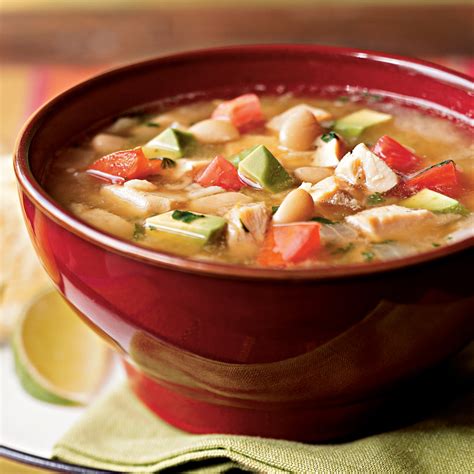 southwestern-chicken-soup-recipe-myrecipes image