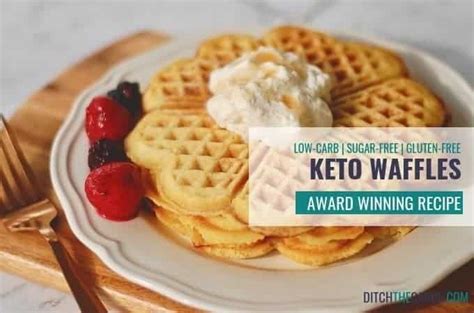 the-best-keto-waffles-coconut-flour-award-winning image