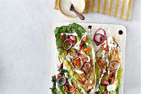 grilled-romaine-hearts-with-bacon-blue-cheese image