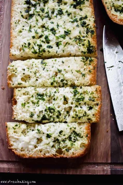 easy-cheesy-garlic-bread-stress-baking image
