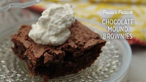 chocolate-mound-brownies-paula-deen-southern image