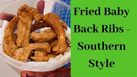 fried-baby-back-ribs-crispy-southern-recipe-youtube image