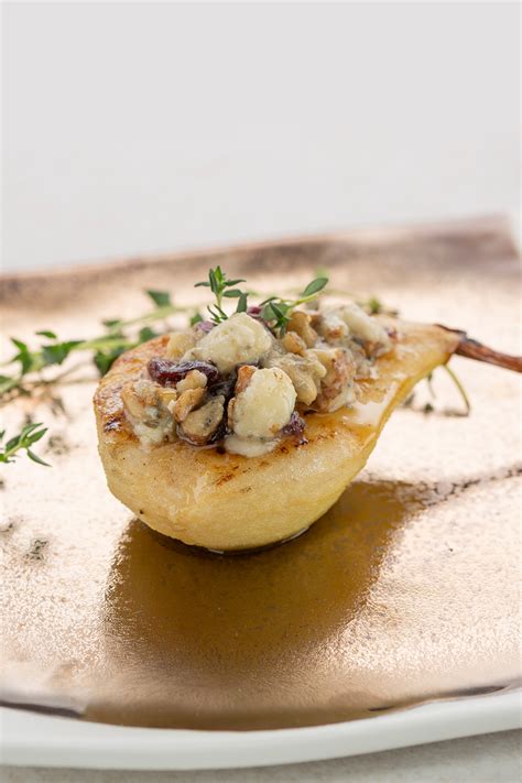roasted-pear-with-roquefort-ile-de-france-cheese image