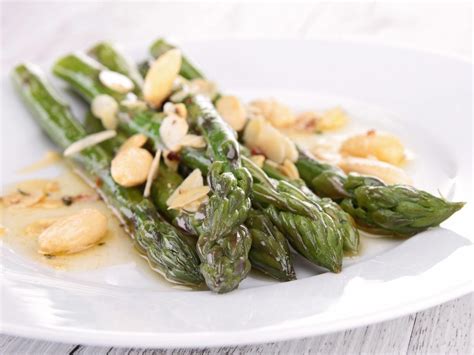 asparagus-with-sliced-almonds-and-parmesan-cheese image