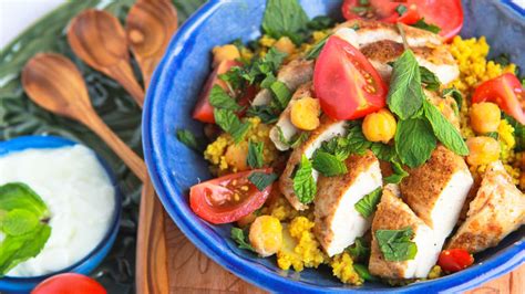 easy-chicken-and-couscous-skillet image