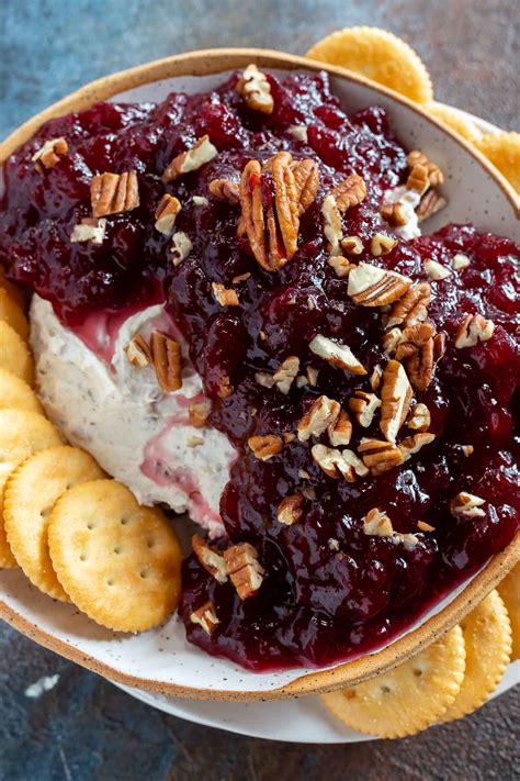 easy-cranberry-cream-cheese-dip-wonkywonderful image