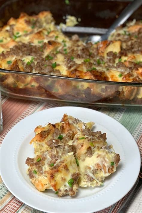 everything-bagel-and-sausage-casserole-plowing image