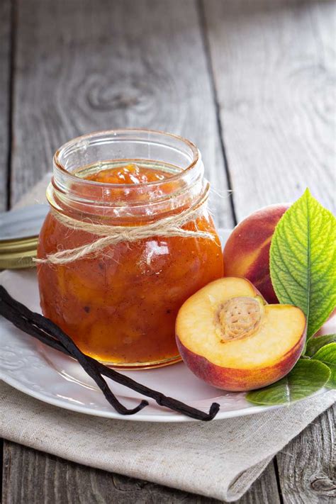 peach-vanilla-jam-low-sugar-recipe-foodlovecom image