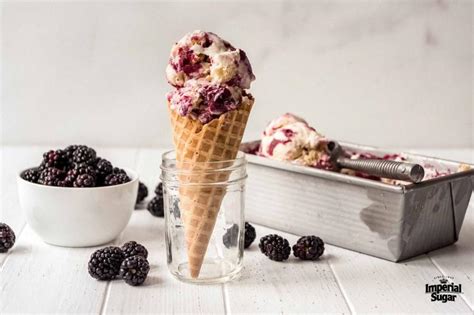 southern-blackberry-cobbler-ice-cream-imperial-sugar image