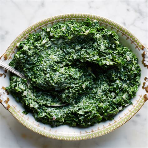 creamed-kale-recipe-ian-knauer-food-wine image