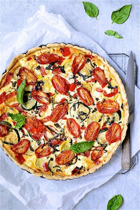 provencal-vegetable-and-goat-cheese-tart-easy-and image