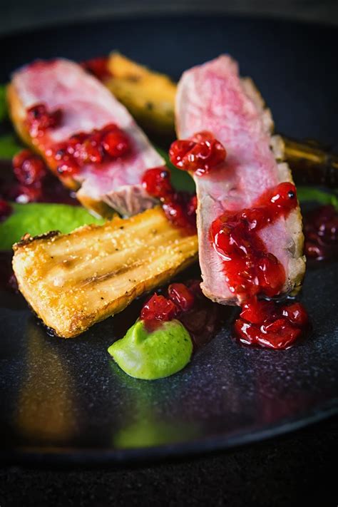 pan-fried-duck-breast-with-honey-roast-parsnips image