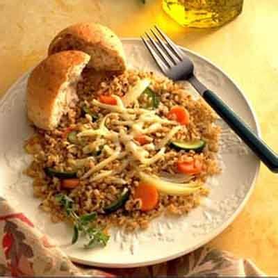 toasted-brown-rice-vegetable-pilaf-recipe-land-olakes image
