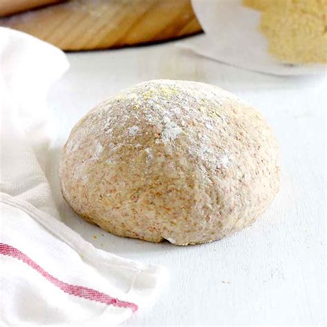 whole-wheat-pizza-dough-with-honey image