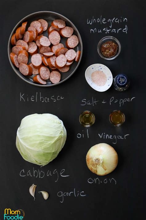 kielbasa-and-cabbage-skillet-mom-foodie image