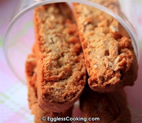 eggless-almond-biscottis-recipe-eggless-cooking image
