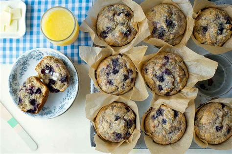 100-whole-wheat-blueberry-muffins image