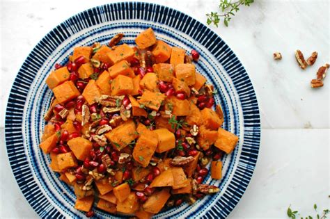 herb-roasted-sweet-potatoes-with-pomegranate-and image