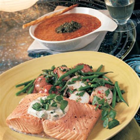 poached-salmon-fillets-with-watercress-mayonnaise image