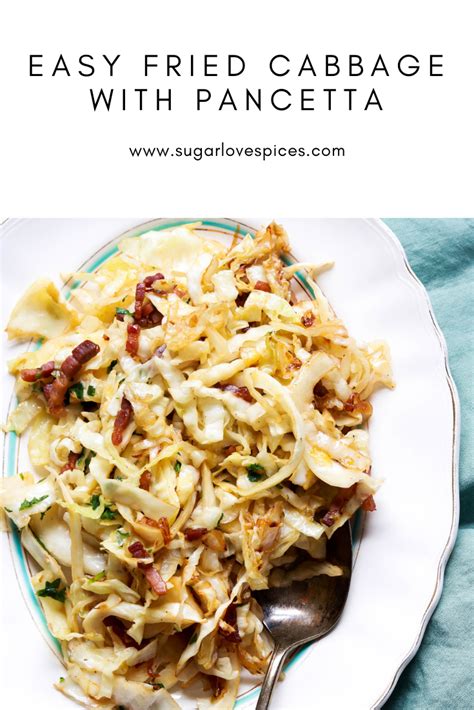 easy-fried-cabbage-with-pancetta-sugarlovespices image