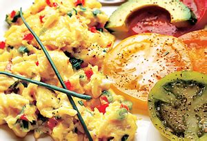 oprahs-scrambled-eggs-with-fresh-herbs-and-cheese image