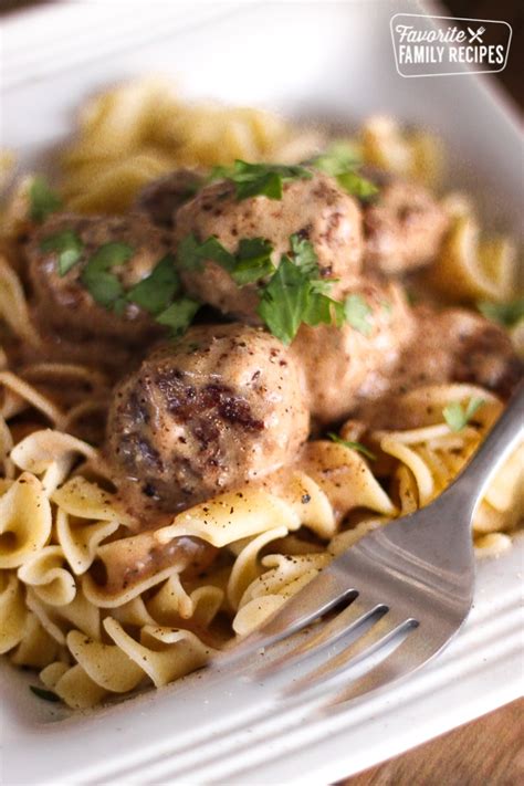 easy-meatball-stroganoff-simple-and-flavorful-dinner image