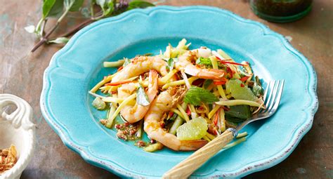 thai-green-mango-salad-with-prawns-and-lime image