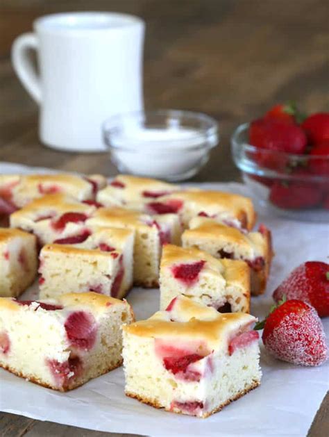 gluten-free-breakfast-cake-with-fresh-strawberries image