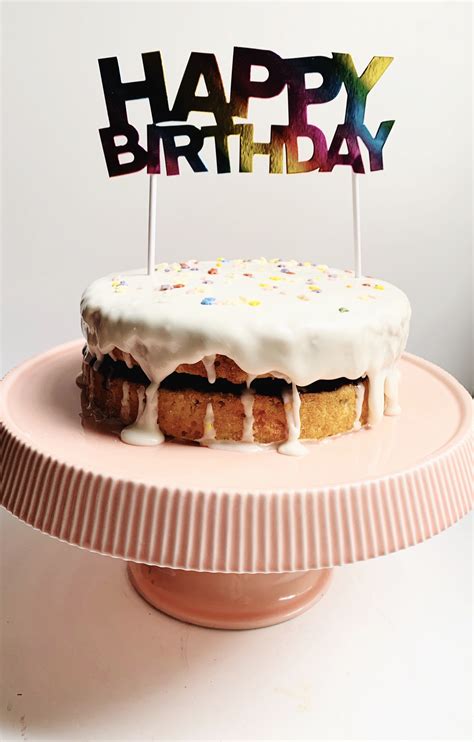 one-bowl-vanilla-birthday-cake-no-mixer-needed image