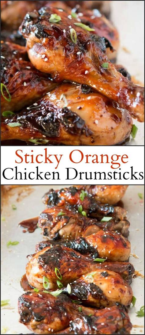 sticky-orange-chicken-drumsticks-oh-sweet-basil image