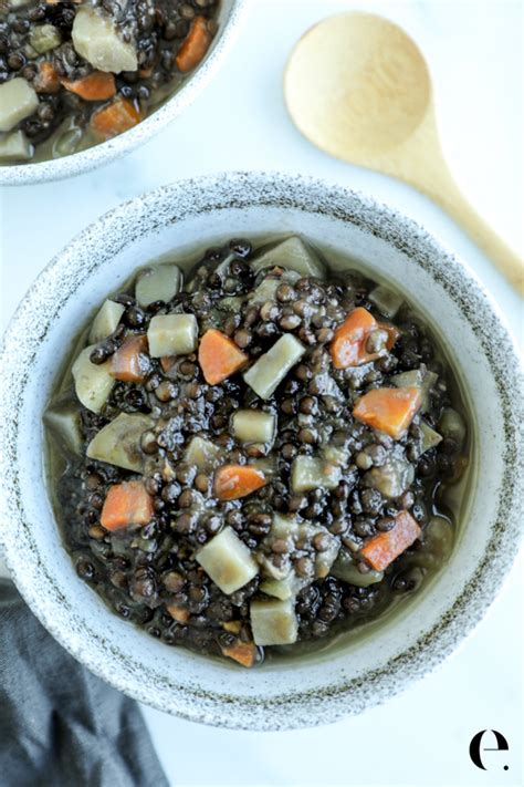 easy-healthy-lentils-with-potatoes-recipe-elizabeth-rider image