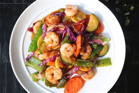 authentic-asian-teriyaki-stir-fry-with-shrimp-food image