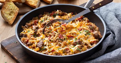 ground-beef-and-rice-skillet-cookthestory image