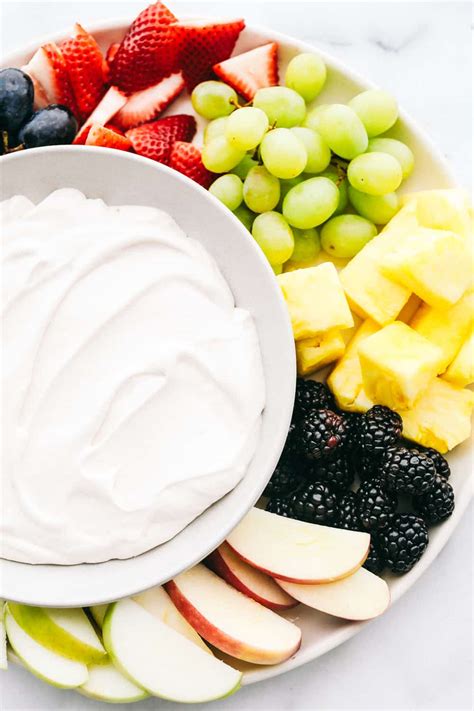 fluffy-marshmallow-cream-cheese-fruit-dip-3-ingredients image