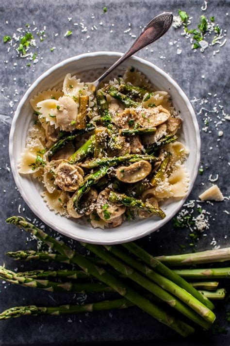 asparagus-and-mushroom-pasta-salt-lavender image