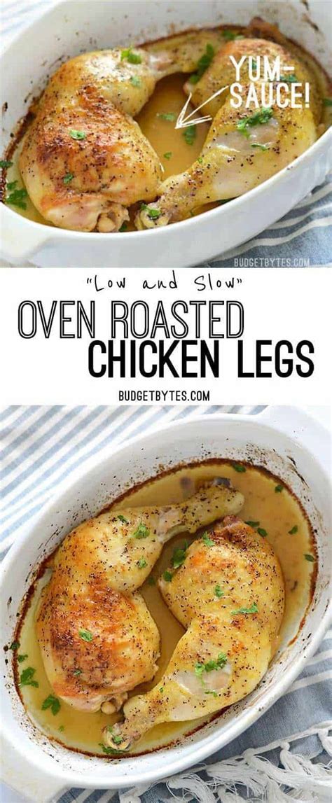 oven-roasted-chicken-legs-recipe-budget-bytes image
