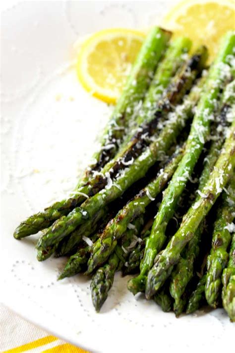 grilled-asparagus-with-lemon-garlic-butter-lemon image