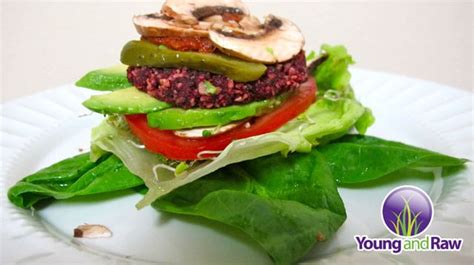 easy-and-delicious-raw-vegan-sunflower-veggie-burgers image
