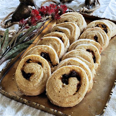 spiced-raisin-swirl-shortbread-cookies-feast-in-thyme image