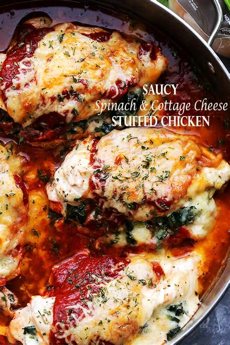 saucy-spinach-cottage-cheese-stuffed-chicken image