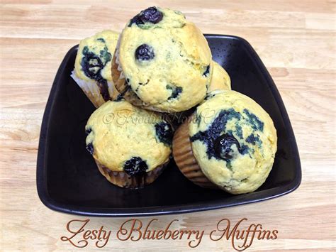zesty-blueberry-muffins-foodie-home-chef image