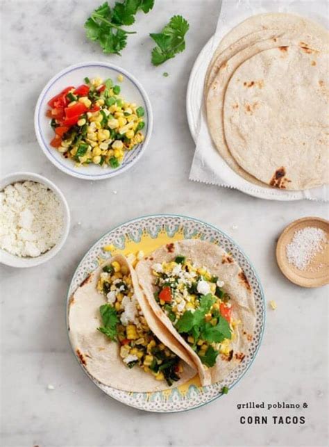 grilled-corn-poblano-tacos-recipe-love-and-lemons image