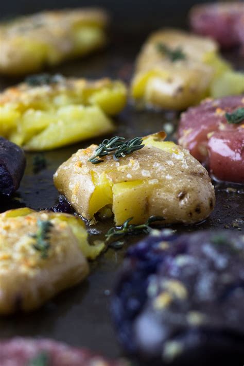 crispy-garlic-roasted-smashed-potatoes-fork-in-the image