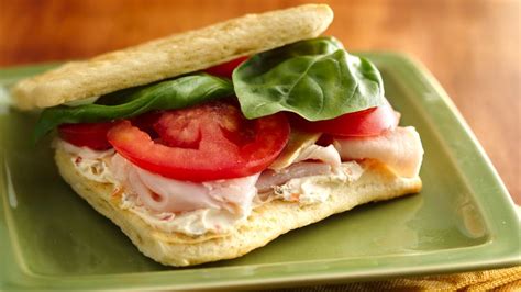 mini-turkey-basil-sandwiches-recipe-pillsburycom image