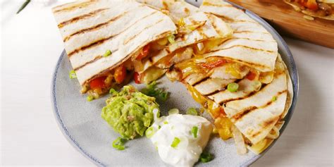 best-grilled-chicken-quesadillas-recipe-delish image