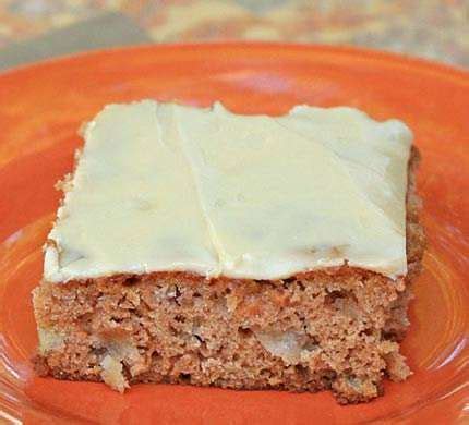 old-fashioned-apple-cake-with-brown-sugar-frosting image