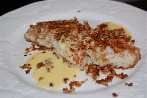 almond-encrusted-fish-with-an-easy-beurre-blanc-sauce image