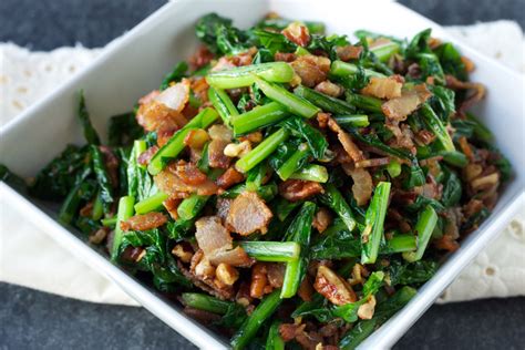 rich-flavorful-turnip-greens-with-bacon-pecans image
