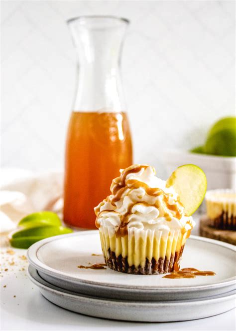 caramel-apple-mini-cheesecakes-soulfully-made image