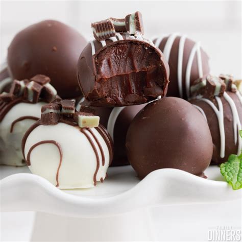easy-mint-chocolate-truffles-family-dinners image